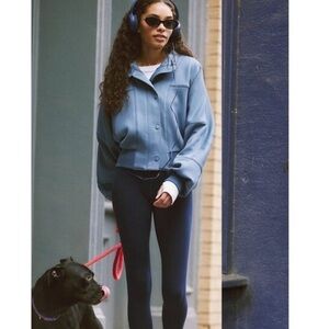 Free People FP Movement Off To The Races Bomber Jacket